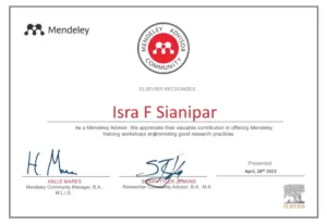 ahli mendeley isra