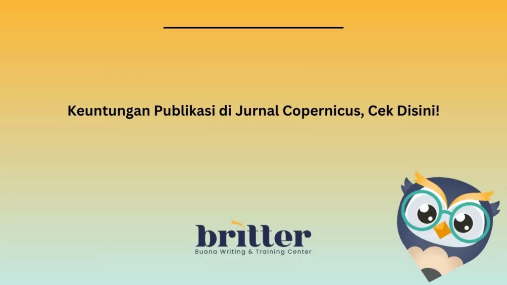 publikasi jurnal copernicus