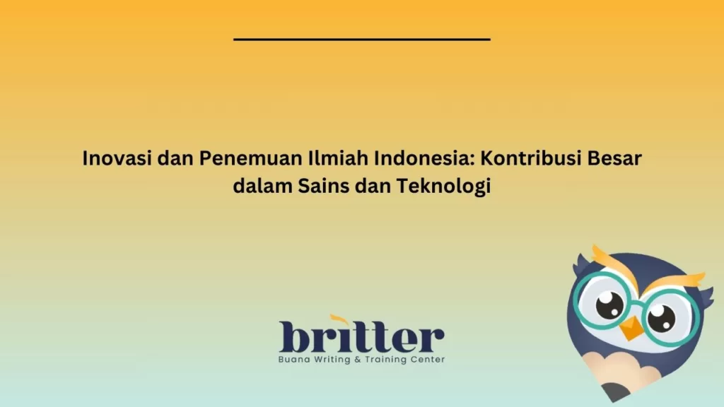 Ilmuwan Indonesia