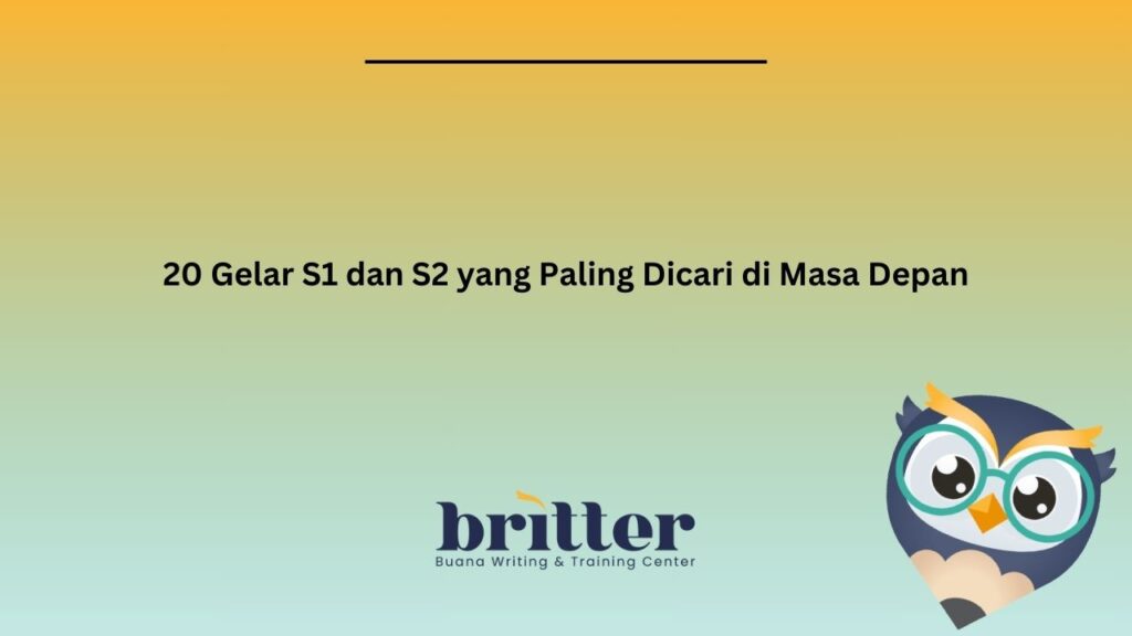 gelar S1 dan S2 yang paling dicari