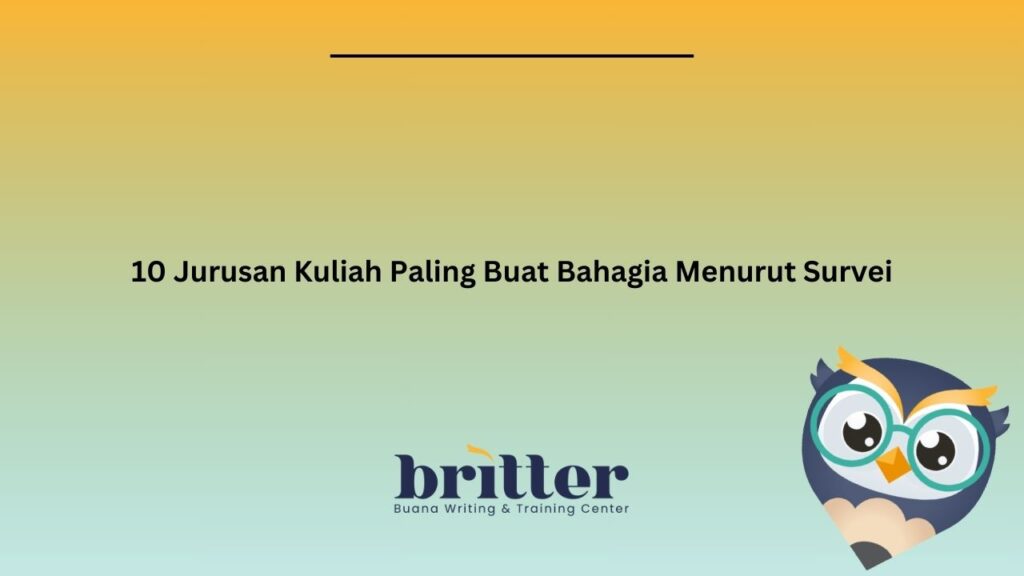 Jurusan Kuliah Bahagia