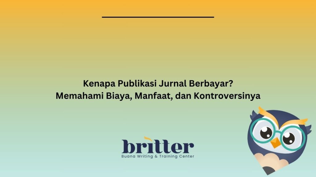 publikasi jurnal berbayar