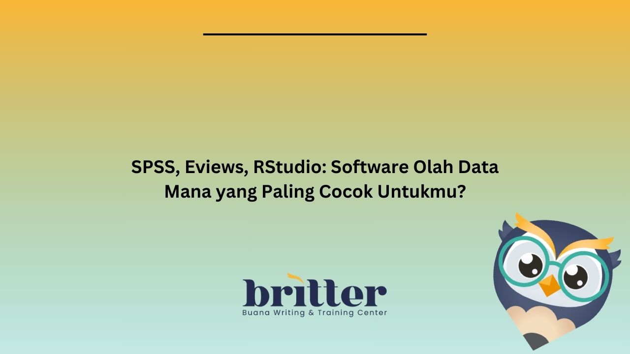 Perbandingan SPSS Eviews RStudio