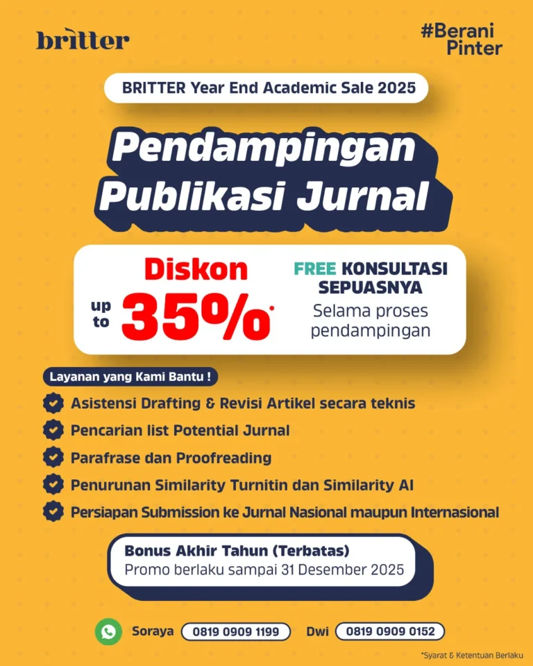 promo publikasi jurnal