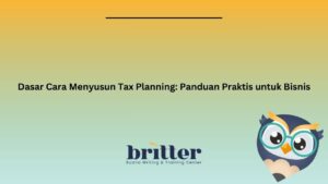 Menyusun Tax Planning